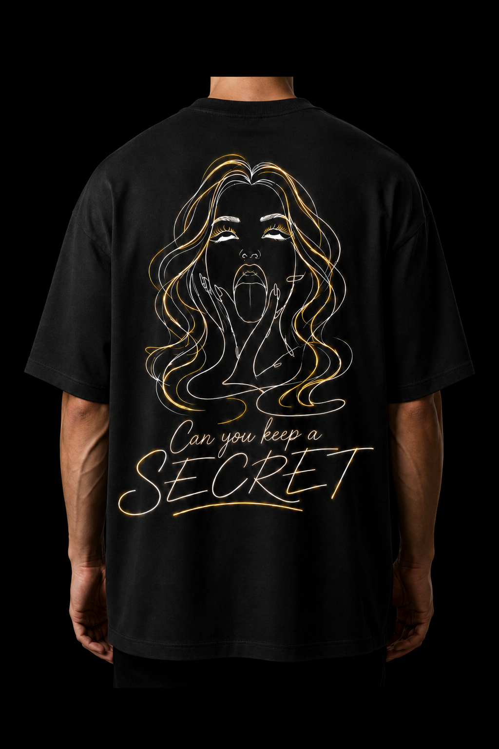 "Keep it Secret" Oversized T-shirt